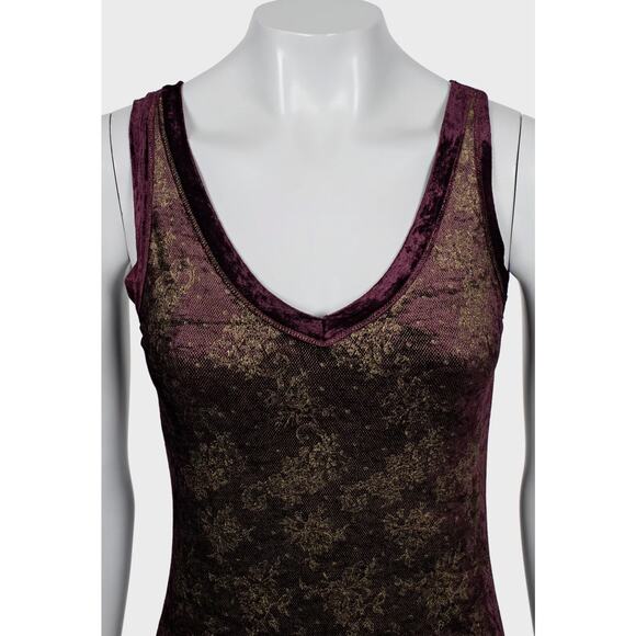 Jean Paul Gaultier Soleil Gold Floral Dress - Size S - Picture 3 of 4